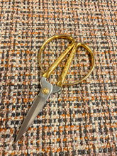 Load image into Gallery viewer, Colefax &amp; Fowler Wool Blend Silver Grey Burnt Orange Rose MCM Mid Century Modern Tweed Upholstery Fabric STA 5085
