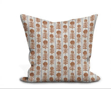 Load image into Gallery viewer, Custom Pillow Cover in Penny Morrison Killi Orange Fabric  - Both Sides