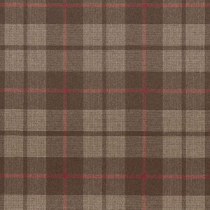 Pair of Custom Made Schumacher Montana Wool Plaid Pillow Covers - Both Sides