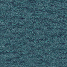 Load image into Gallery viewer, Stain Resistant Heavy Duty MCM Mid Century Modern Tweed Chenille Peacock Teal Navy Blue Upholstery Fabric FB