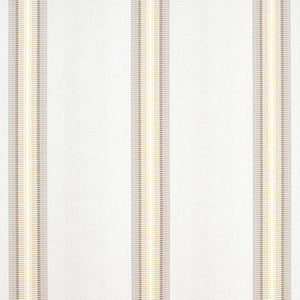 Set of Two Made to Order Thibaut Stanley Stripe Semi Sheer Side Drapery Panels