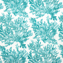 Load image into Gallery viewer, Set of Two Made to Order Thibaut Marine Coral Side Drapery Panels