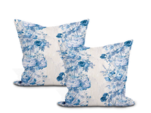 Load image into Gallery viewer, Pair of Custom Made Schumacher Boughton House Pillow Covers - Both Sides