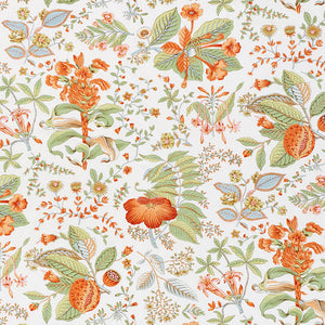 Pair of Custom Made Schumacher Pomegranate Botanical Pillow Covers - Both Sides
