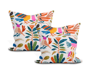 Schumacher canopy pillow cover