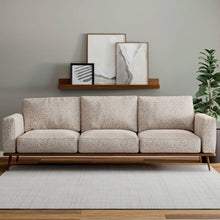 Load image into Gallery viewer, Heavy Duty Cream Taupe Abstract Animal Pattern Upholstery Fabric