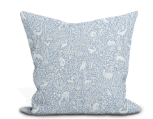 Load image into Gallery viewer, Custom Pillow Cover in Thibaut Outdoor Kindred in Powder - One Side