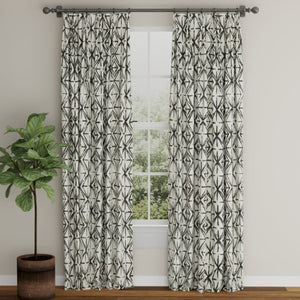 Beige Charcoal Black Abstract Upholstery Fabric