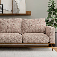 Load image into Gallery viewer, Heavy Duty Rusty Brown Creame Ethnic Geometric Upholstery Fabric