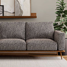 Load image into Gallery viewer, Heavy Duty Black Grey Abstract Chenille Animal Pattern Upholstery Fabric