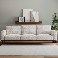 Load image into Gallery viewer, Heavy Duty Cream Grey Tiger Animal Pattern Upholstery Fabric