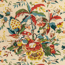 Load image into Gallery viewer, Brunschwig &amp; Fils Horseshoe Bay Fabric / Sand/Multi