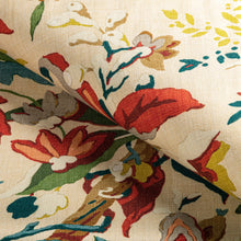 Load image into Gallery viewer, Brunschwig &amp; Fils Horseshoe Bay Fabric / Sand/Multi