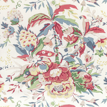 Load image into Gallery viewer, Brunschwig &amp; Fils Horseshoe Bay Fabric / Red/Blue