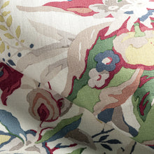 Load image into Gallery viewer, Brunschwig &amp; Fils Horseshoe Bay Fabric / Red/Blue