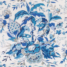 Load image into Gallery viewer, Brunschwig &amp; Fils Horseshoe Bay Fabric / Blue/Ivory