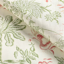 Load image into Gallery viewer, Brunschwig &amp; Fils Valensole Print  Fabric / Leaf/Rose