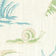 Load image into Gallery viewer, Brunschwig &amp; Fils Valensole Print  Fabric / Teal/Leaf