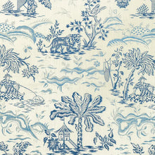 Load image into Gallery viewer, Brunschwig &amp; Fils Valensole Print  Fabric / Navy/Sky