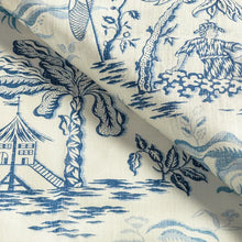 Load image into Gallery viewer, Brunschwig &amp; Fils Valensole Print  Fabric / Navy/Sky