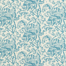 Load image into Gallery viewer, Brunschwig &amp; Fils  Weymouth Print Fabric / Aqua