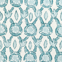 Load image into Gallery viewer, Brunschwig &amp; Fils Galon Print Fabric / Aqua