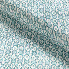 Load image into Gallery viewer, Brunschwig &amp; Fils Galon Print Fabric / Aqua
