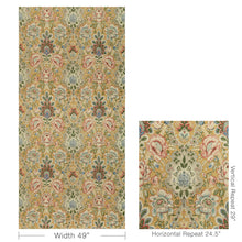 Load image into Gallery viewer, Brunschwig &amp; Fils Carvallo Print Fabric / Canary