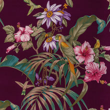 Load image into Gallery viewer, Brunschwig &amp; Fils Anima Print Fabric / Aubergine