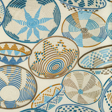Load image into Gallery viewer, Brunschwig &amp; Fils Bendi Emb Fabric / Blue