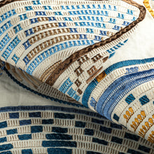 Load image into Gallery viewer, Brunschwig &amp; Fils Bendi Emb Fabric / Blue