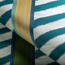 Load image into Gallery viewer, Brunschwig &amp; Fils Mnemba Woven Fabric / Teal