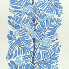 Load image into Gallery viewer, Brunschwig &amp; Fils Palmar Print Fabric / Blue