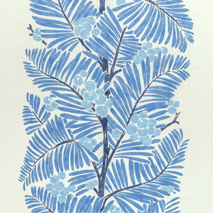 Brunschwig & Fils Palmar Print Fabric / Blue
