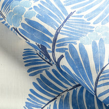 Load image into Gallery viewer, Brunschwig &amp; Fils Palmar Print Fabric / Blue