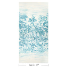 Load image into Gallery viewer, Brunschwig &amp; Fils Nouvelle Print Fabric / Aqua