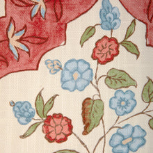 Load image into Gallery viewer, Brunschwig &amp; Fils Ventoux Print Fabric / Red/Blue