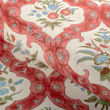 Load image into Gallery viewer, Brunschwig &amp; Fils Ventoux Print Fabric / Red/Blue