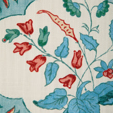 Load image into Gallery viewer, Brunschwig &amp; Fils Ventoux Print Fabric / Teal/Rose