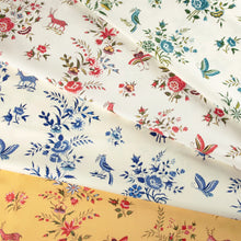 Load image into Gallery viewer, Brunschwig &amp; Fils Aurel Print  Fabric / Aqua/Leaf