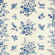 Load image into Gallery viewer, Brunschwig &amp; Fils Aurel Print  Fabric / Sky/Blue