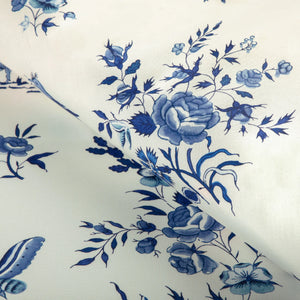 Brunschwig & Fils Aurel Print  Fabric / Sky/Blue