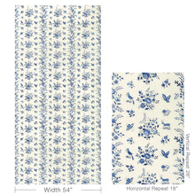 Load image into Gallery viewer, Brunschwig &amp; Fils Aurel Print  Fabric / Sky/Blue