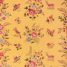 Load image into Gallery viewer, Brunschwig &amp; Fils Aurel Print  Fabric / Gold/Red