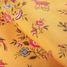 Load image into Gallery viewer, Brunschwig &amp; Fils Aurel Print  Fabric / Gold/Red