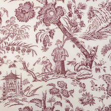 Load image into Gallery viewer, Brunschwig &amp; Fils  Marcel Print Fabric / Aubergine