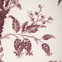 Load image into Gallery viewer, Brunschwig &amp; Fils  Marcel Print Fabric / Aubergine