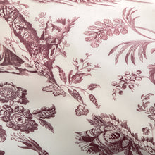 Load image into Gallery viewer, Brunschwig &amp; Fils  Marcel Print Fabric / Aubergine