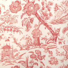 Load image into Gallery viewer, Brunschwig &amp; Fils  Marcel Print Fabric / Red