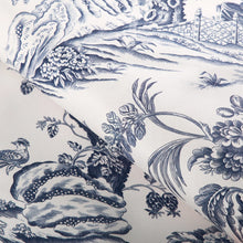 Load image into Gallery viewer, Brunschwig &amp; Fils  Marcel Print Fabric / Navy